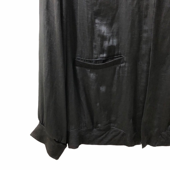 Cotelac Blazer Jacket Black Open Front Size XXL Blazer Coatigan - Picture 6 of 10